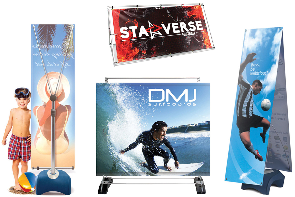 Outdoor Banners Stands